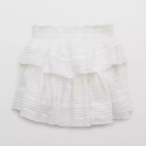 NWT Aerie Ruffle Mini Skirt